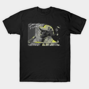 Stevie Wonder Singer Grey T-Shirt